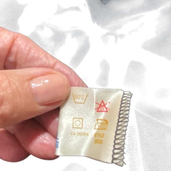 KAYSER Vintage Black Nylon Nightgown Sheer Mesh Swiss Dot Lace Trim Bodice Sz L - Picture 9 of 10